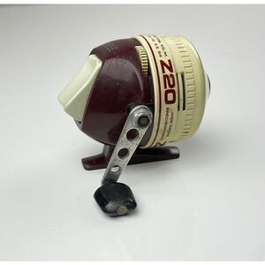 Vintage 1984 Zebco Z20 Brunswick Fishing Spinning Reel Die Cast EE1994